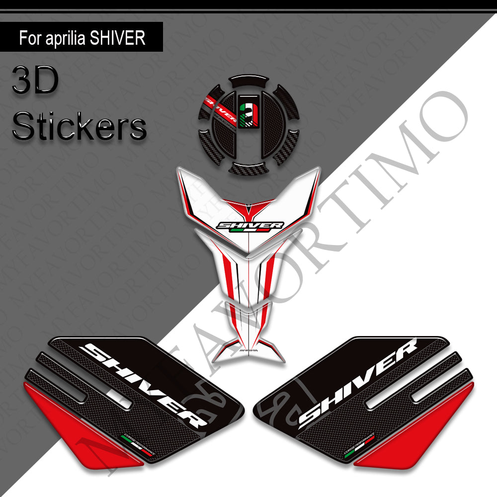 Aprilia Shiver 750 900 Decals Kit | Tank Pad & Side Stickers