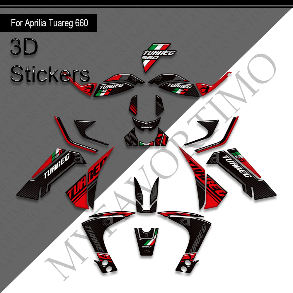 Aprilia Tuareg 660 Decals Kit 2022-2026 丨 Full Body Stickers Set