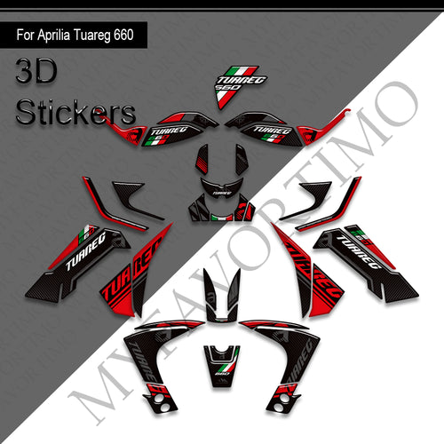 Aprilia Tuareg 660 Decals Kit 2022-2026 丨 Full Body Stickers Set