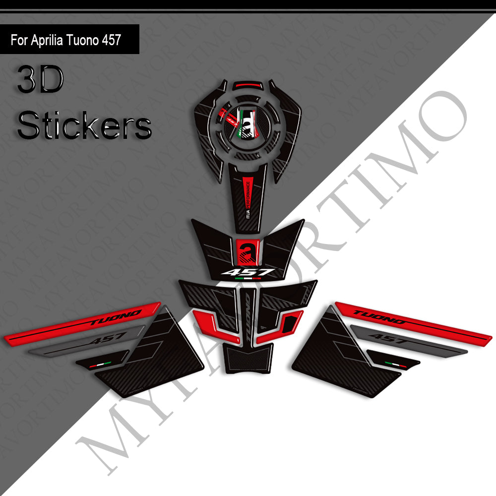 Aprilia Tuono 457 Decals Kit 2025-2026 | Tank Pad & Side Stickers