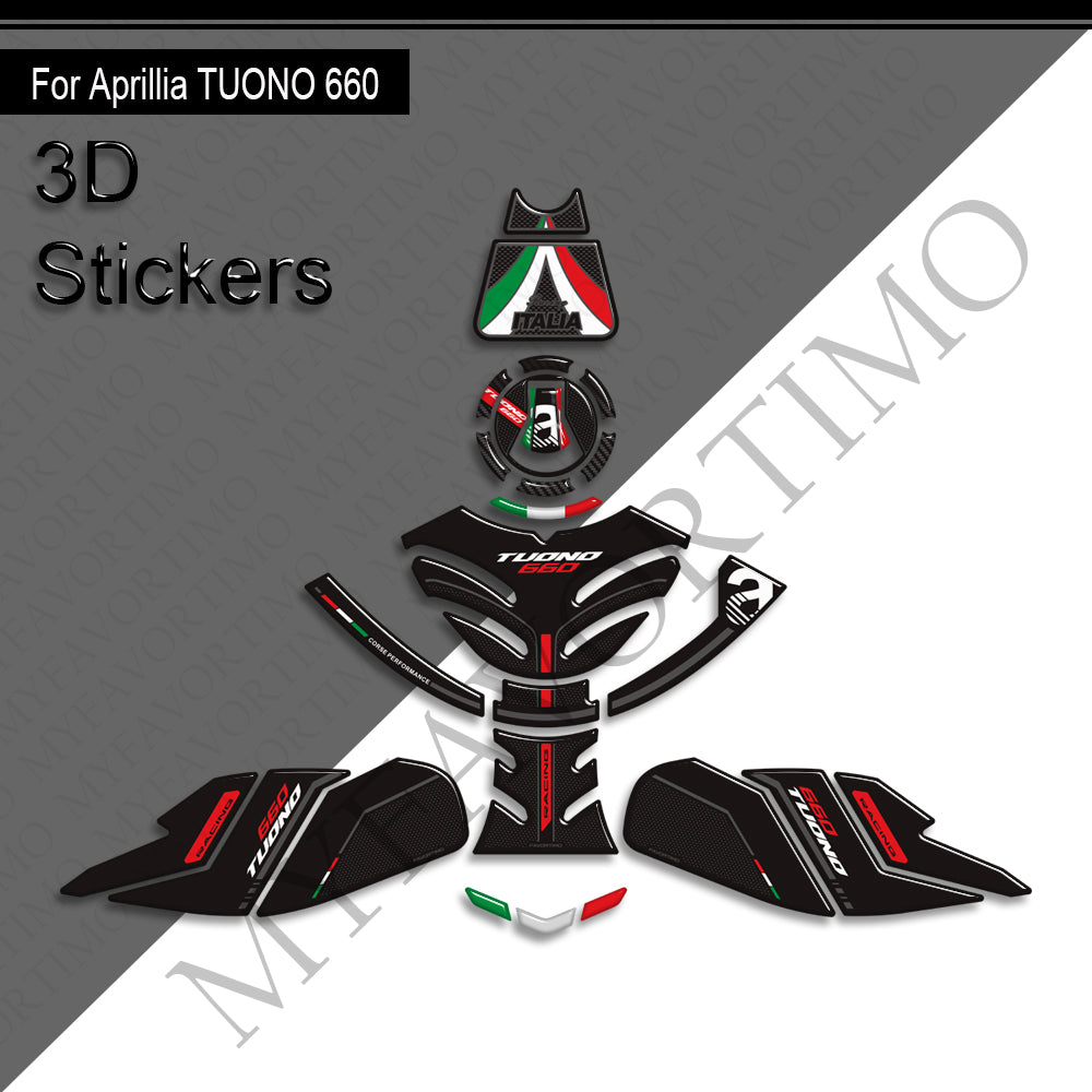Aprilia Tuono 660 Factory Decals Kit 丨 Tank Pad and Full Set Stickers
