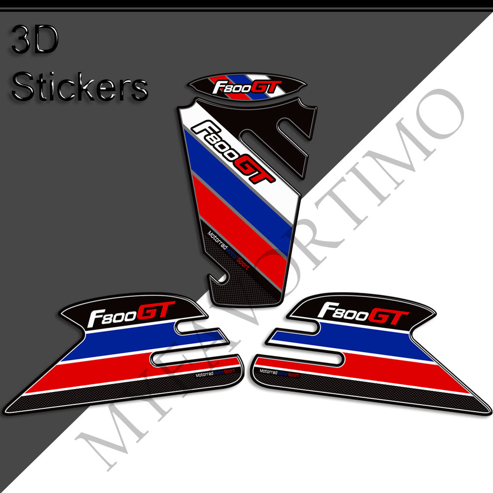 BMW F800GT Tank Decals Kit 丨 Center Pad and Side Stickers
