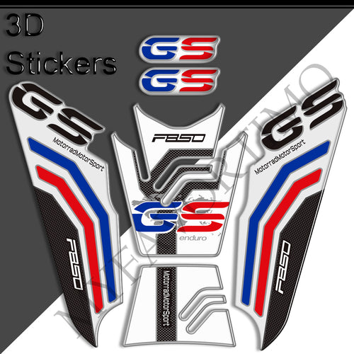 BMW F850GS Tank Decals Kit 2019-2023 丨 Center Pad and Side Stickers