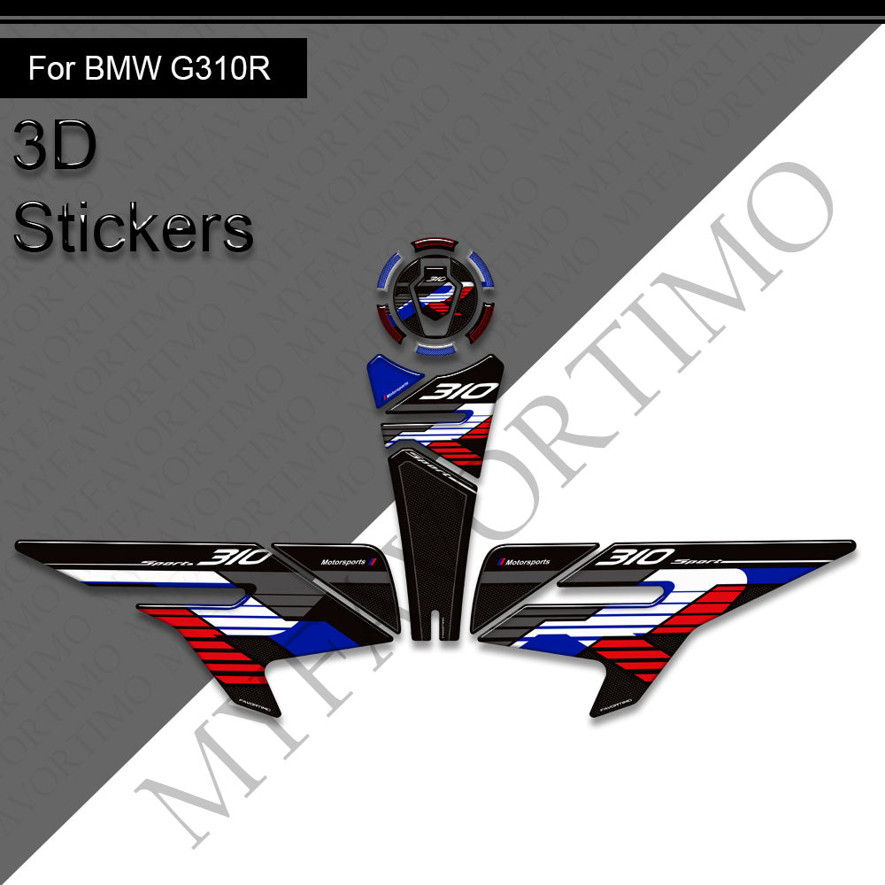 BMW G310R Decals Kit 2021-2025 丨 Tank Pad and Side Stickers