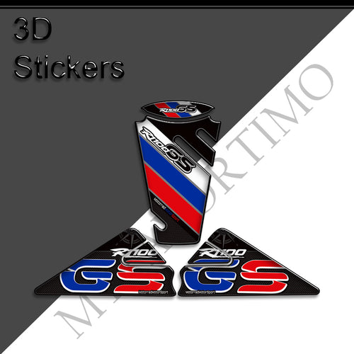 BMW R1100GS Tank Decals Kit 丨 Center Pad and Side Stickers