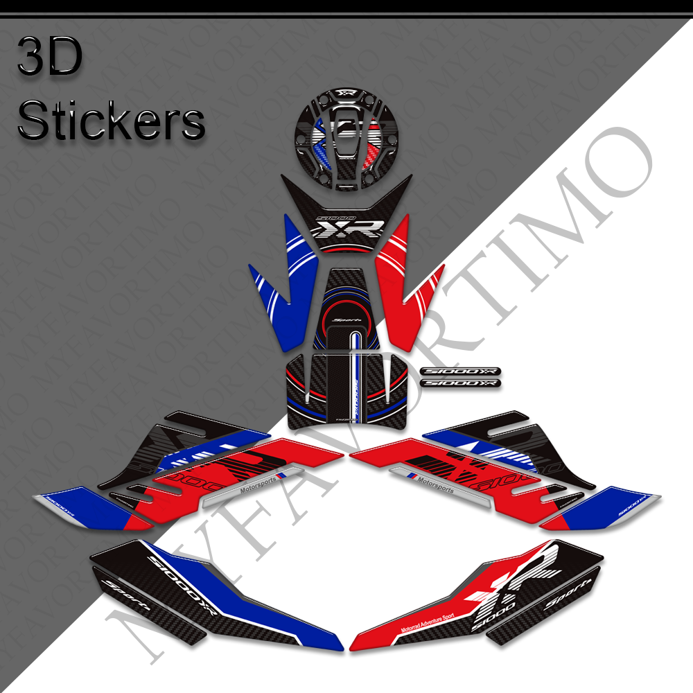 BMW S1000XR Decals Kit 2020-2024 丨 Tank Pad and Full Set Stickers