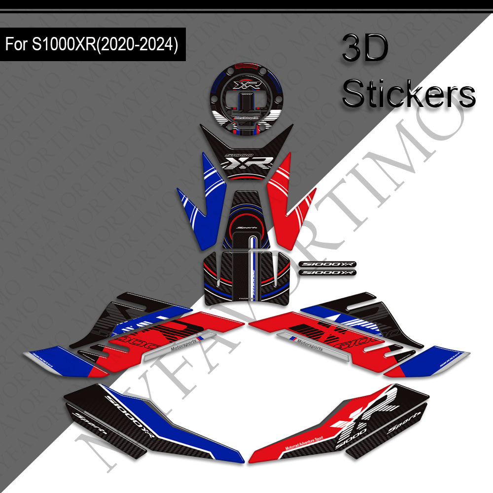 BMW S1000XR Decals Kit 2020-2024 丨 Tank Pad and Full Set Stickers