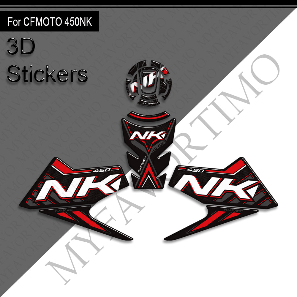 CFMOTO 450NK Decals Kit 2024-2025 丨 Tank Pad and Side Stickers