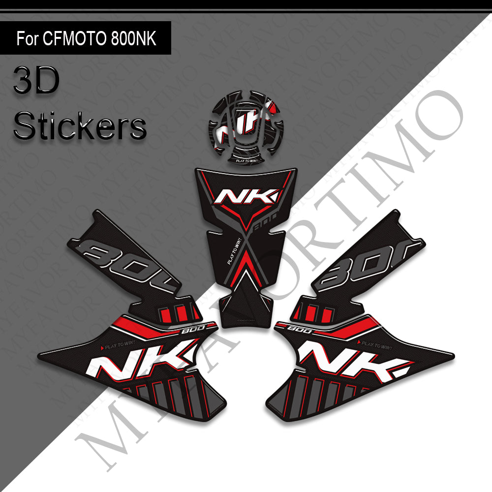 CFMOTO 800NK Decals Kit 丨 Tank Pad and Side Stickers