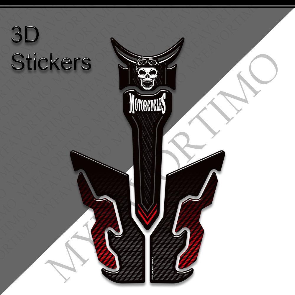 Harley-Davidson Street Bob Tank Pad 107 114 117 丨 Center Protector Sticker