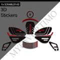 Triumph Scrambler 400X Decals Kit 2024-2025 丨 Tank Pad and Full Body Stickers