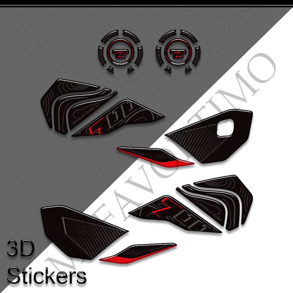 Yamaha Tenere 700 World Raid Decals Kit 2026 丨 Fuel Cap and Side Tank Sticker