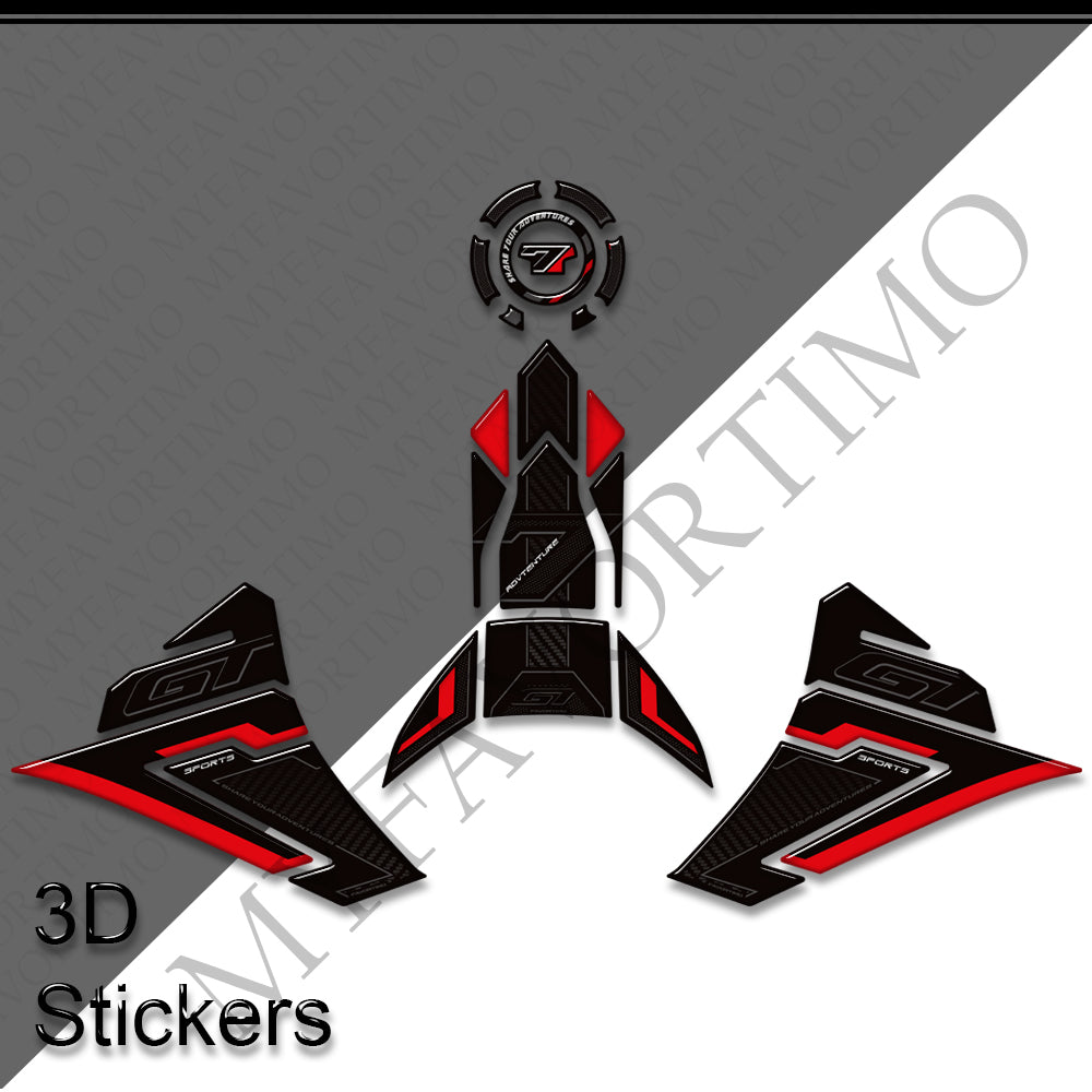 Yamaha Tracer 7 GT Decals Kit 2025-2026 丨 Tank Pad and Side Stickers
