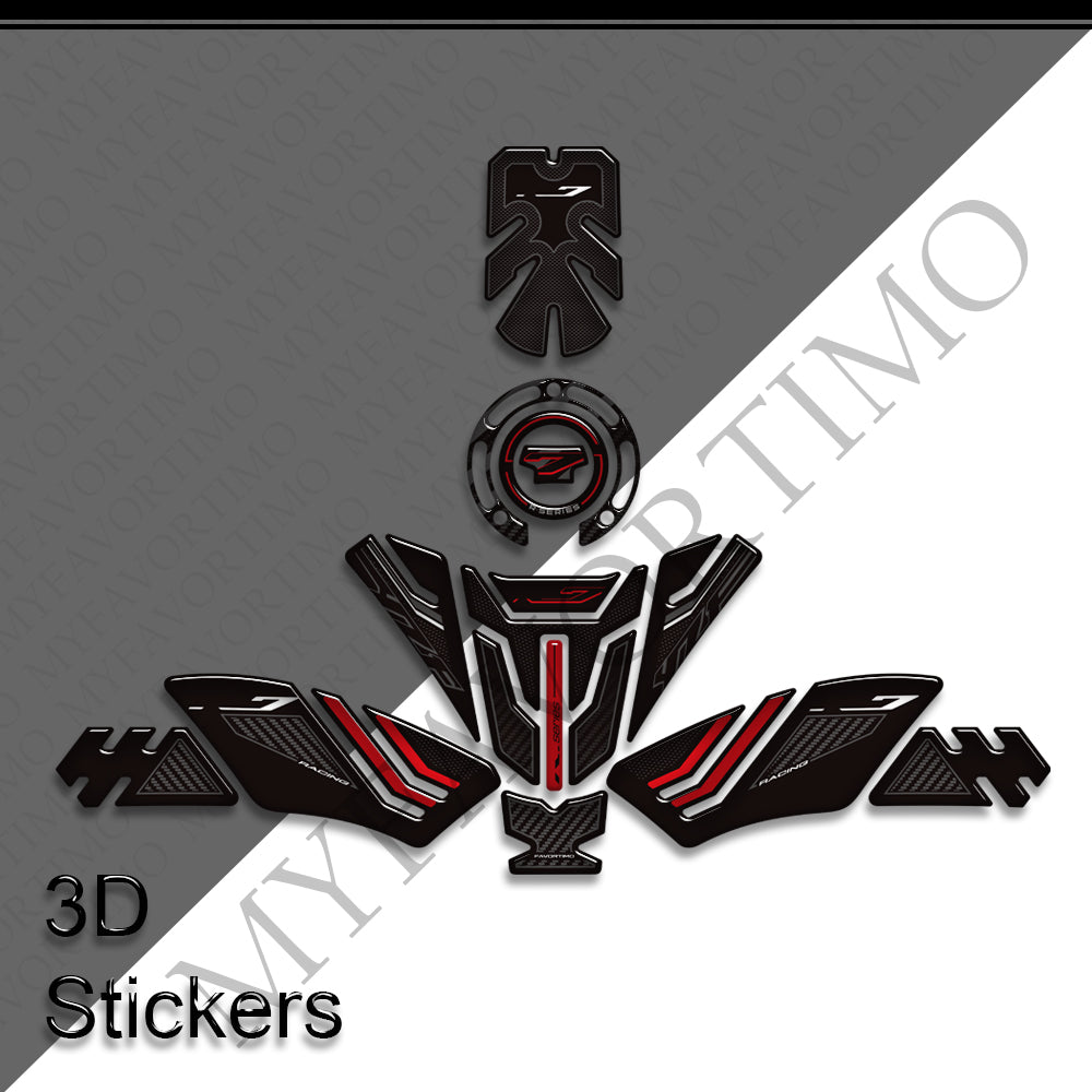 Yamaha YZF-R7 Decals Kit 2026 丨 Tank Pad and Side Stickers