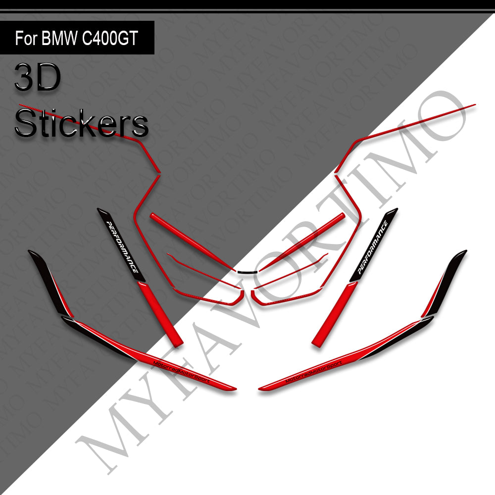 BMW C400GT Decals Kit | Face Stickers