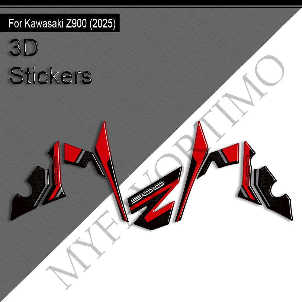 Kawasaki Z900 Z900SE Decals Kit 2025-2026 | Tank & Fairing Stickers
