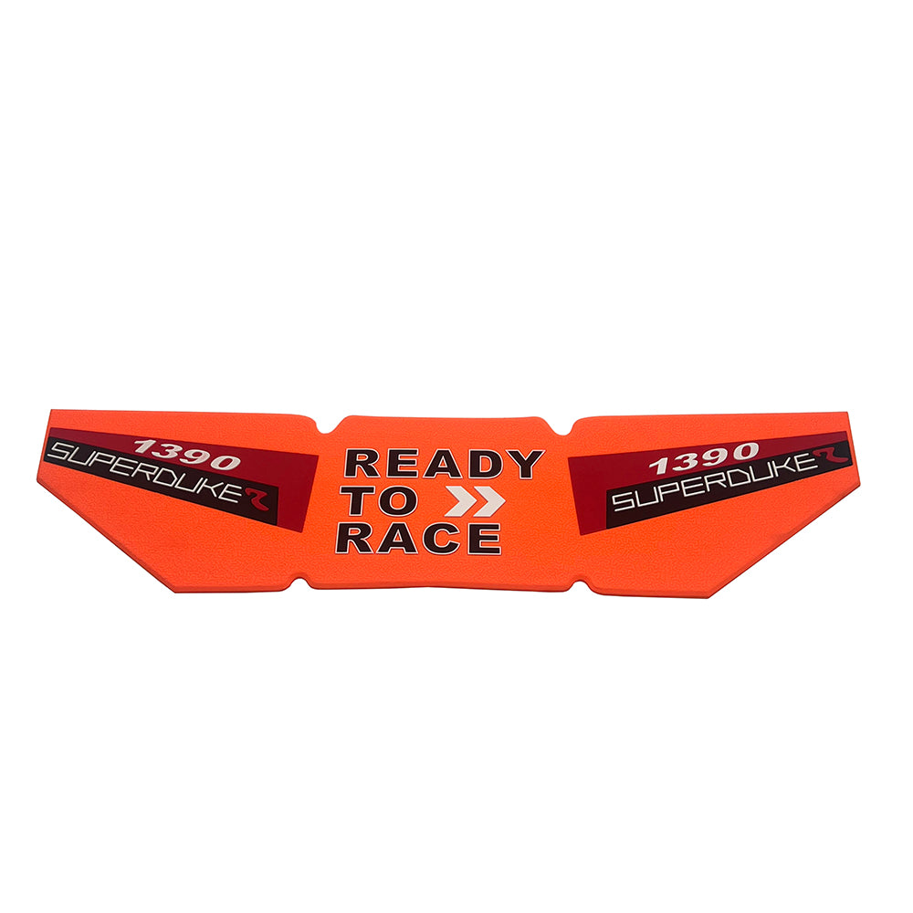 KTM 1390 Super Duke R Rubber Anti-Slip Center Tank Pad 2024+ 丨 Orange Black