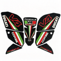 Ducati Panigale V4 V4S V4R V4SP2 Rubber Anti-Slip Tank Pad Kit 2022+ 丨 Center Pad and Side Grips