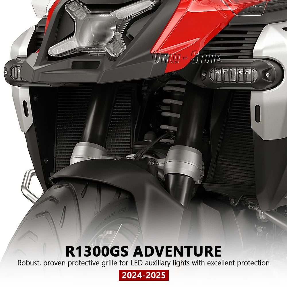 BMW R1300GS Adventure 2024-2025 | LED Auxiliary Light Cover Guard Grille