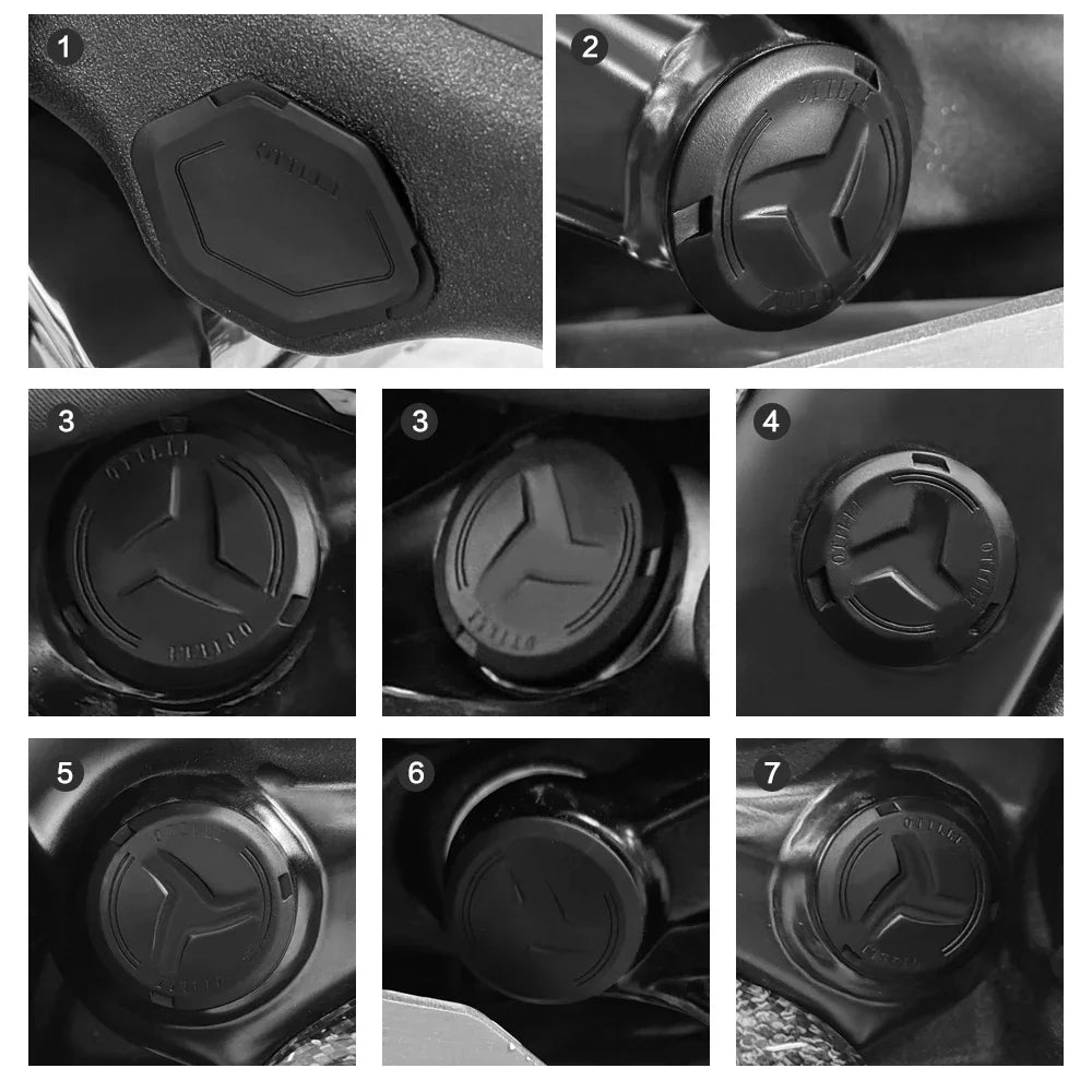 BMW R1300GS / R1300GS Adventure 2023-2025 | Frame Hole Caps Cover Plug Black