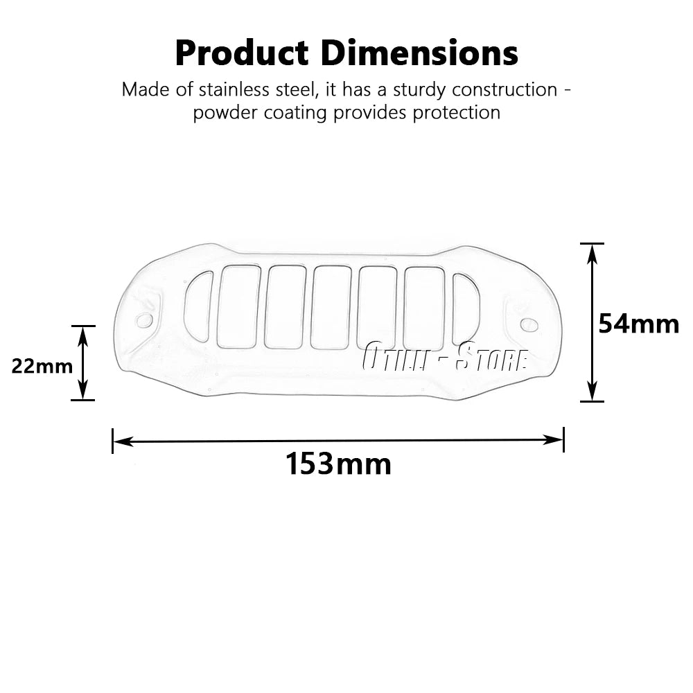 BMW R1300GS Adventure 2024-2025 | LED Auxiliary Light Cover Guard Grille