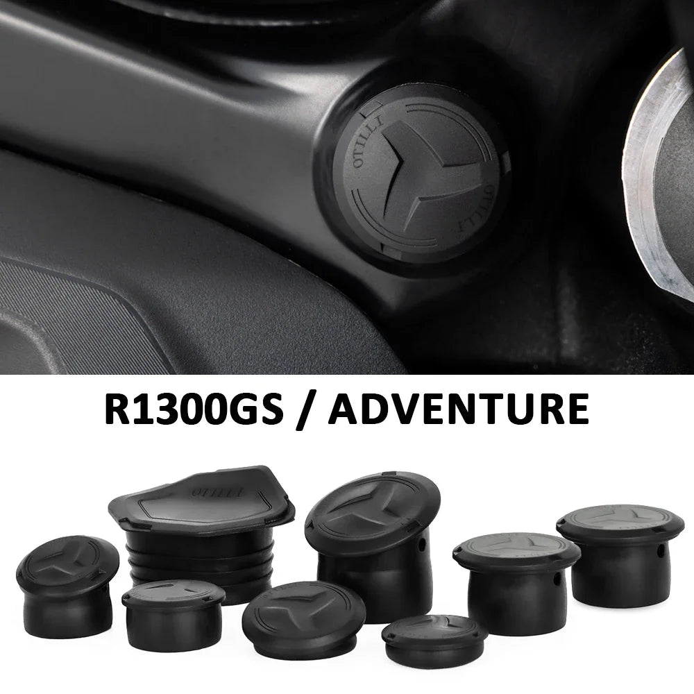 BMW R1300GS / R1300GS Adventure 2023-2025 | Frame Hole Caps Cover Plug Black