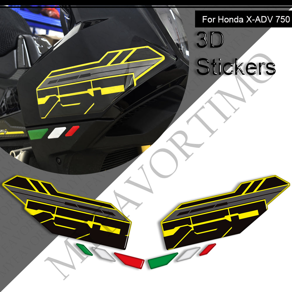 Honda X-ADV 750 Decals Kit 2025 | Body & Handguard Stickers