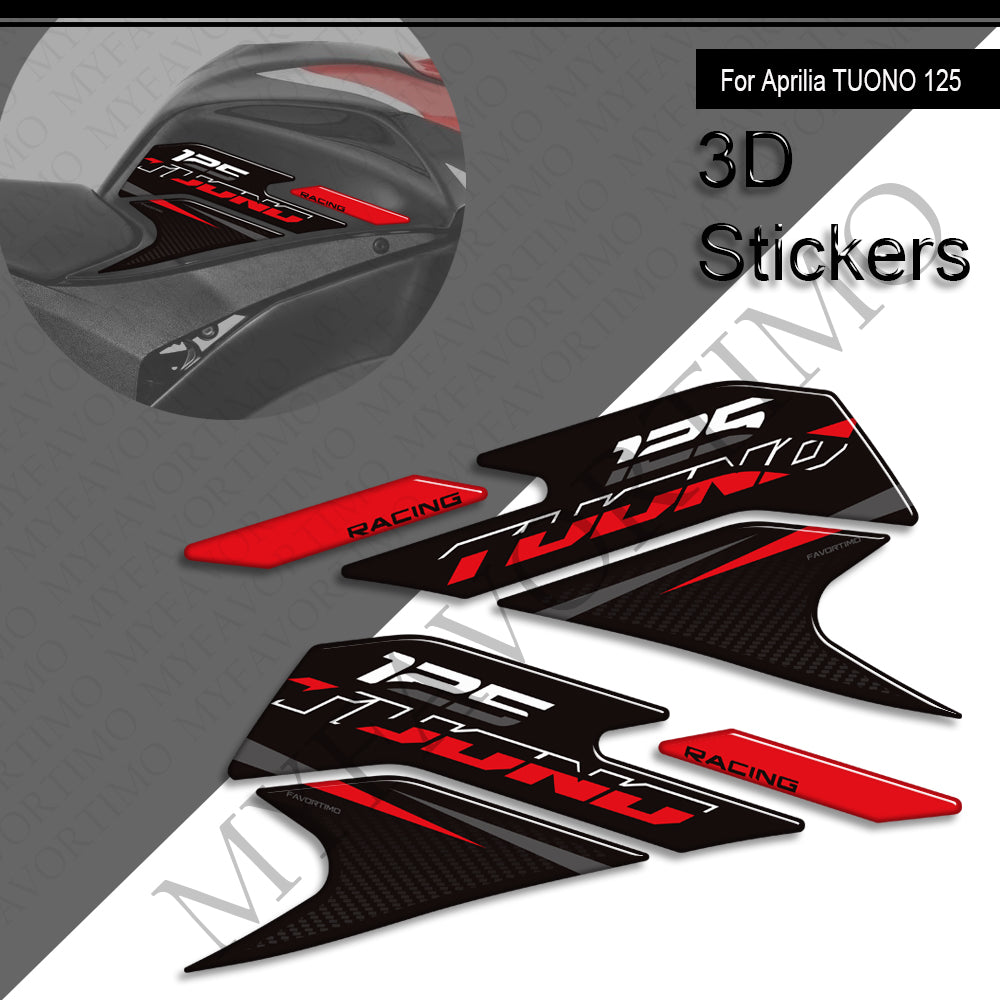 Aprilia TUONO 125 Decals Kit | Tank Pad & Side Stickers