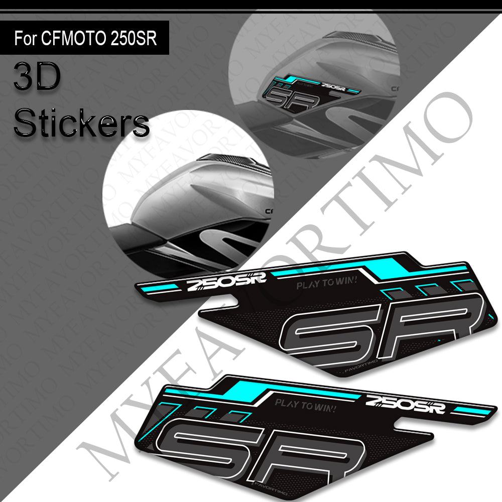 CFMOTO 250SR Decals Kit 丨 Tank Pad and Side Stickers
