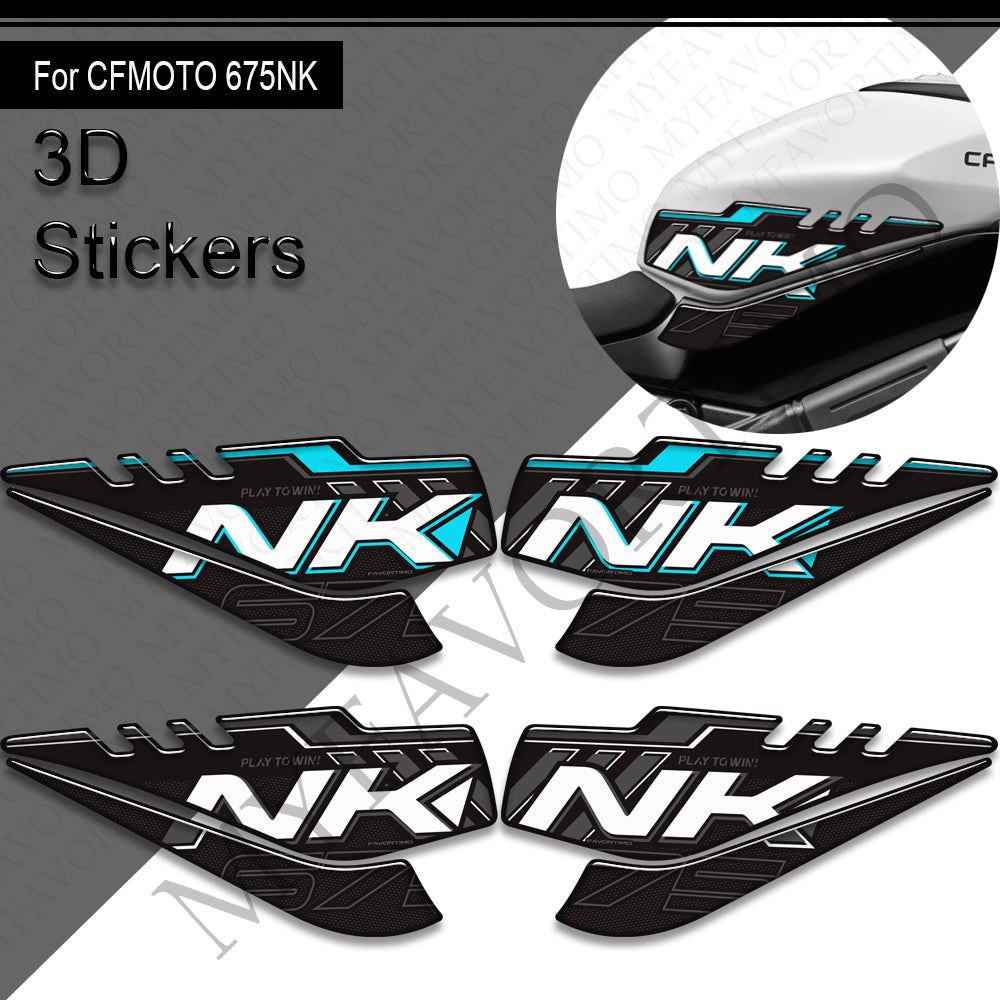 CFMOTO 675NK Decals Kit 2024-2025 丨 Tank Pad and Side Stickers