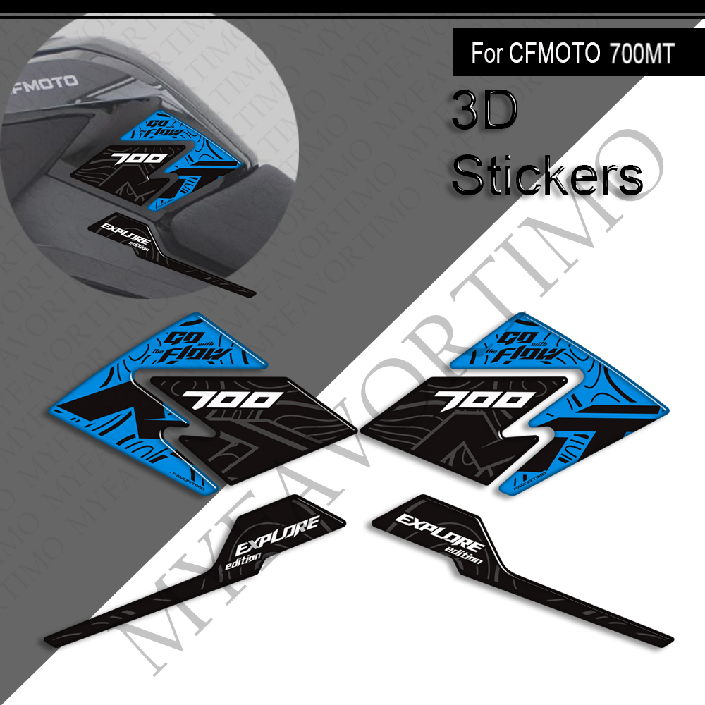 CFMOTO 700MT Decals Kit 丨 Tank Pad and Side Stickers
