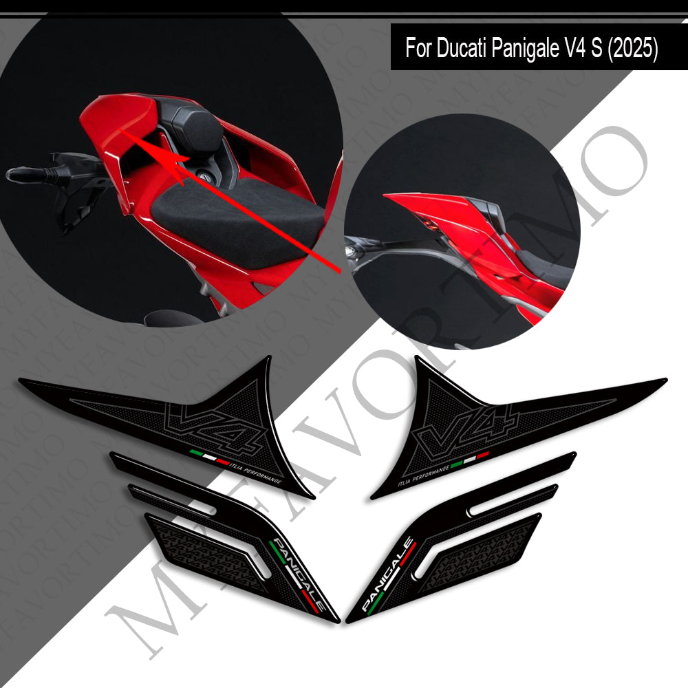 Ducati Panigale V4 V4S Decals Kit 2025 丨 Tank Pad and Full Fairing Stickers