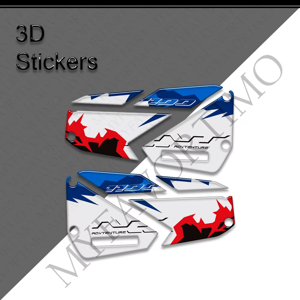 Honda NT1100 NT1100 DCT 3D Epoxy Side Pannier Decals Kit 2022-2026 丨 Black Red White
