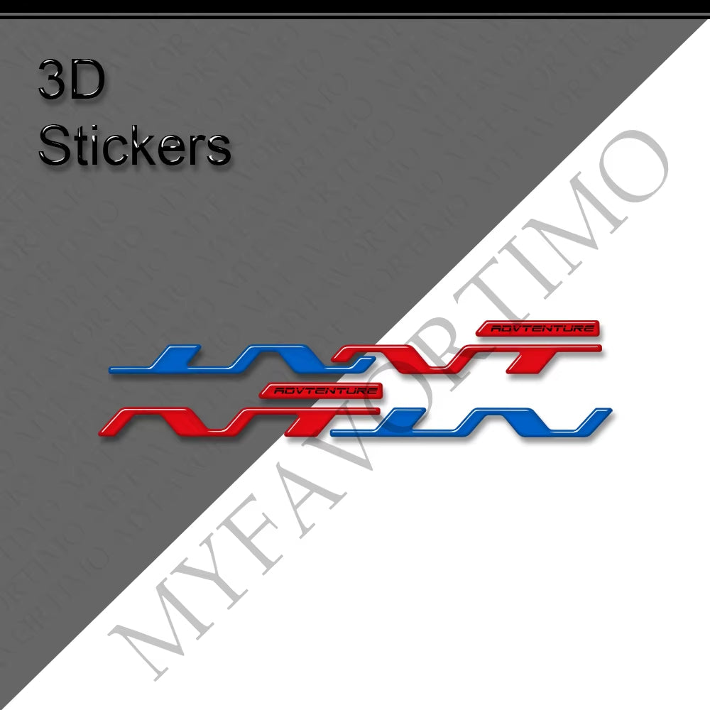 Honda NT1100 NT1100 DCT 3D Epoxy Side Pannier Decals Kit 2022-2026 丨 Black Red White