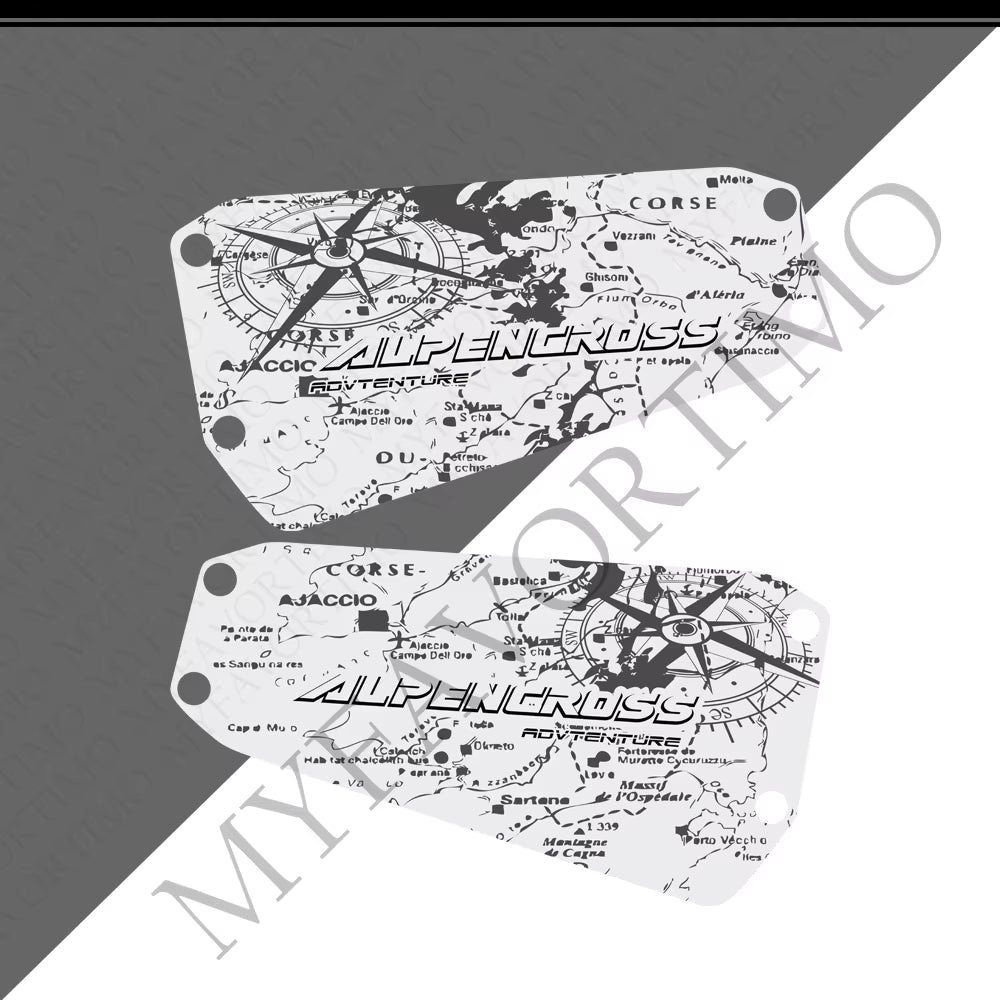 Honda XL750 Transalp PVC Side Pannier Decals Kit 丨 Black Red White