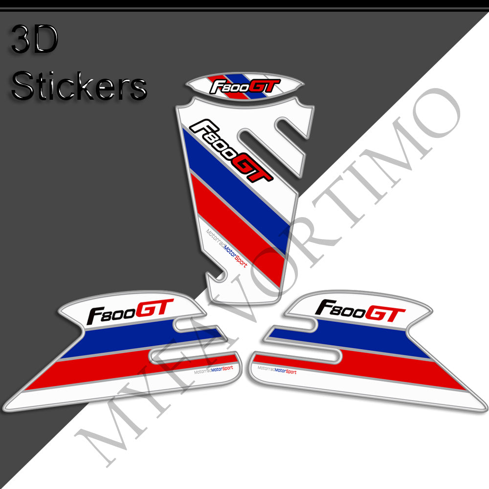 BMW F800GT Tank Decals Kit 丨 Center Pad and Side Stickers