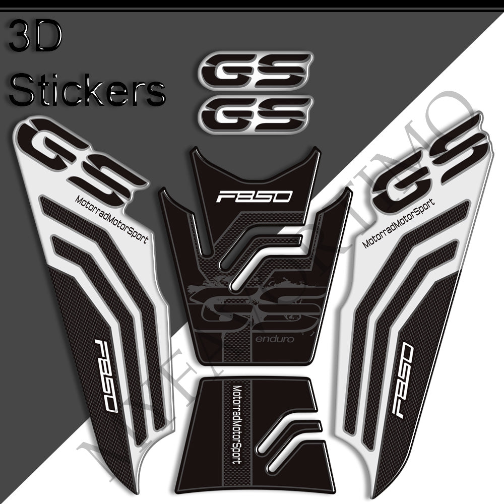 BMW F850GS Tank Decals Kit 2019-2023 丨 Center Pad and Side Stickers