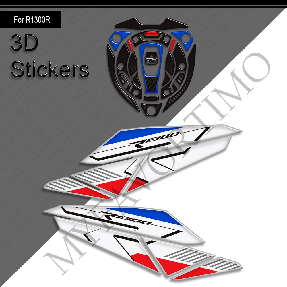 BMW R1300R Decals Kit 2025-2026 丨 Fuel Cap and Tank Side Stickers
