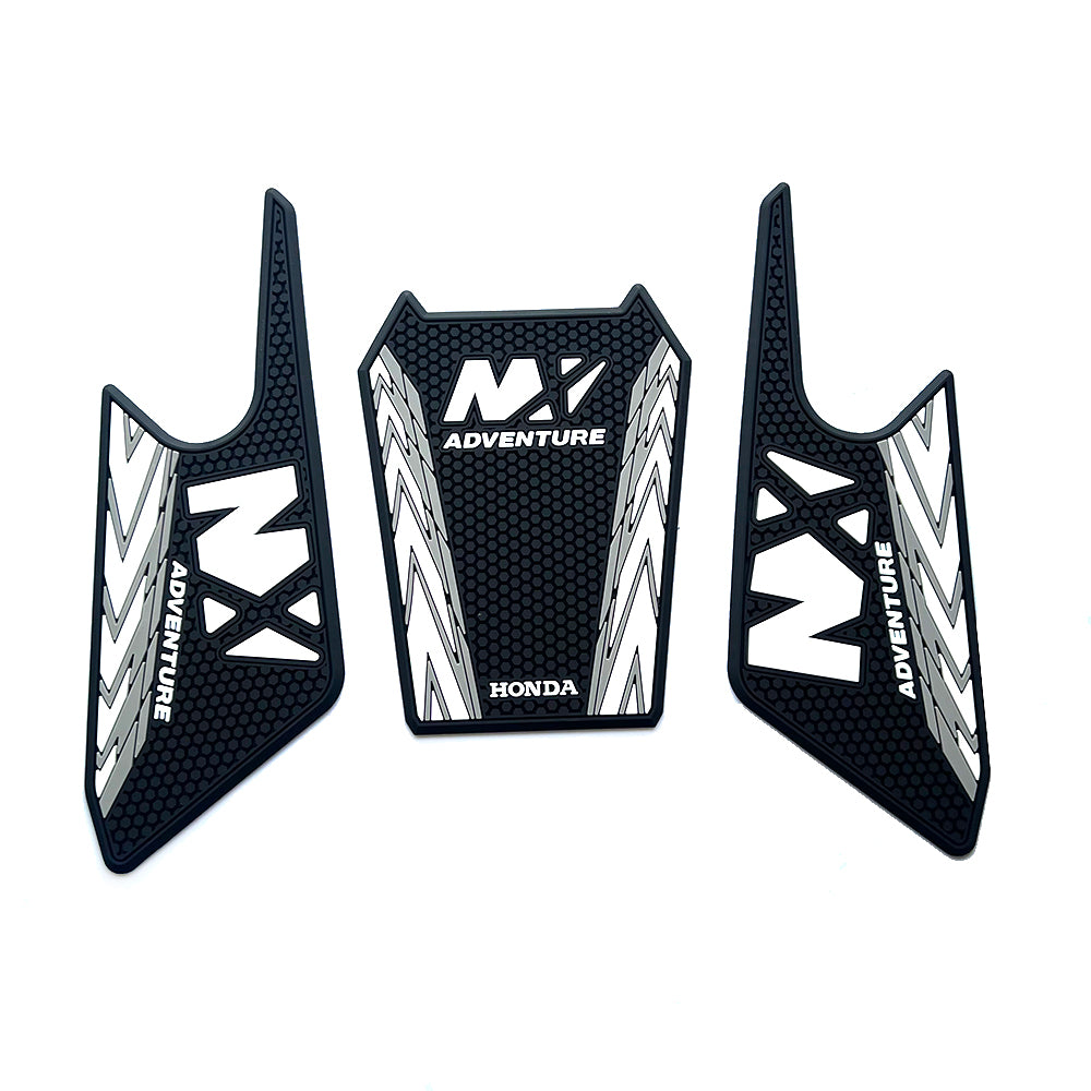 Honda NX400 NX500 Rubber Anti-Slip Tank Pad Kit 丨 Center Pad and Side Grips
