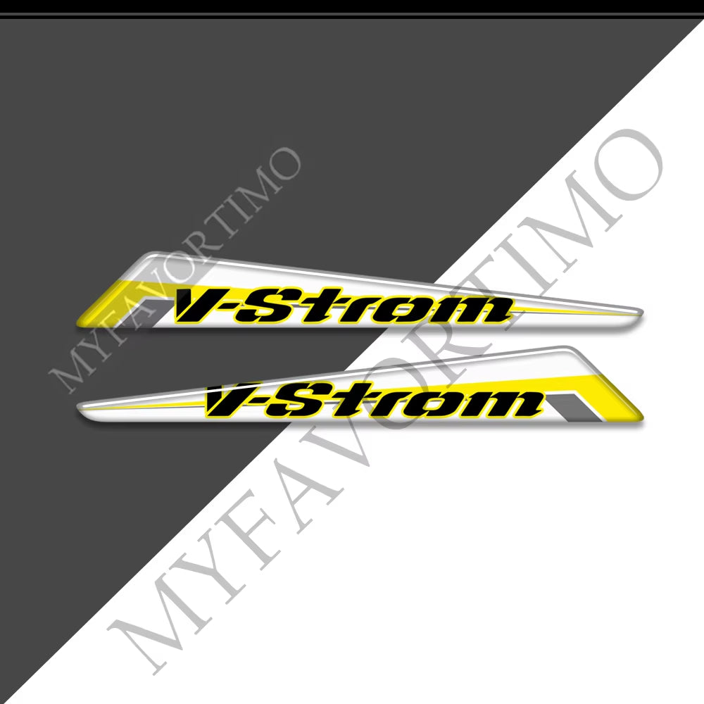 Suzuki V-Strom DL650XT 3D Epoxy Tank Decals Kit 2017-2026 丨 Center and Side Stickers