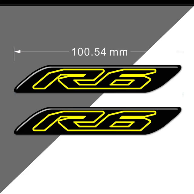 Yamaha YZF-R6 3D Epoxy Tank Decals Kit 2017-2022 丨 Center and Side Stickers