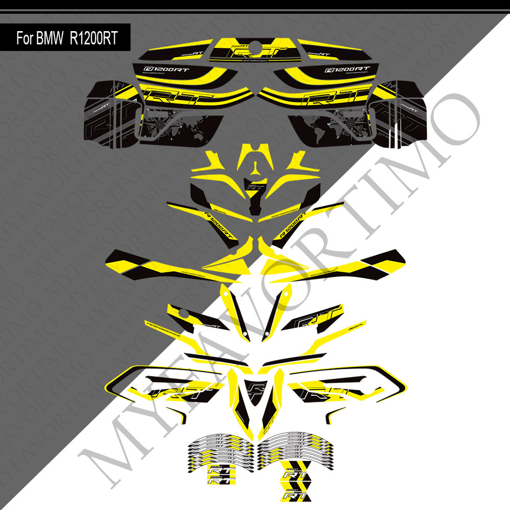 BMW R1200RT PVC Decals Kit 丨 Tank and Full Body Stickers
