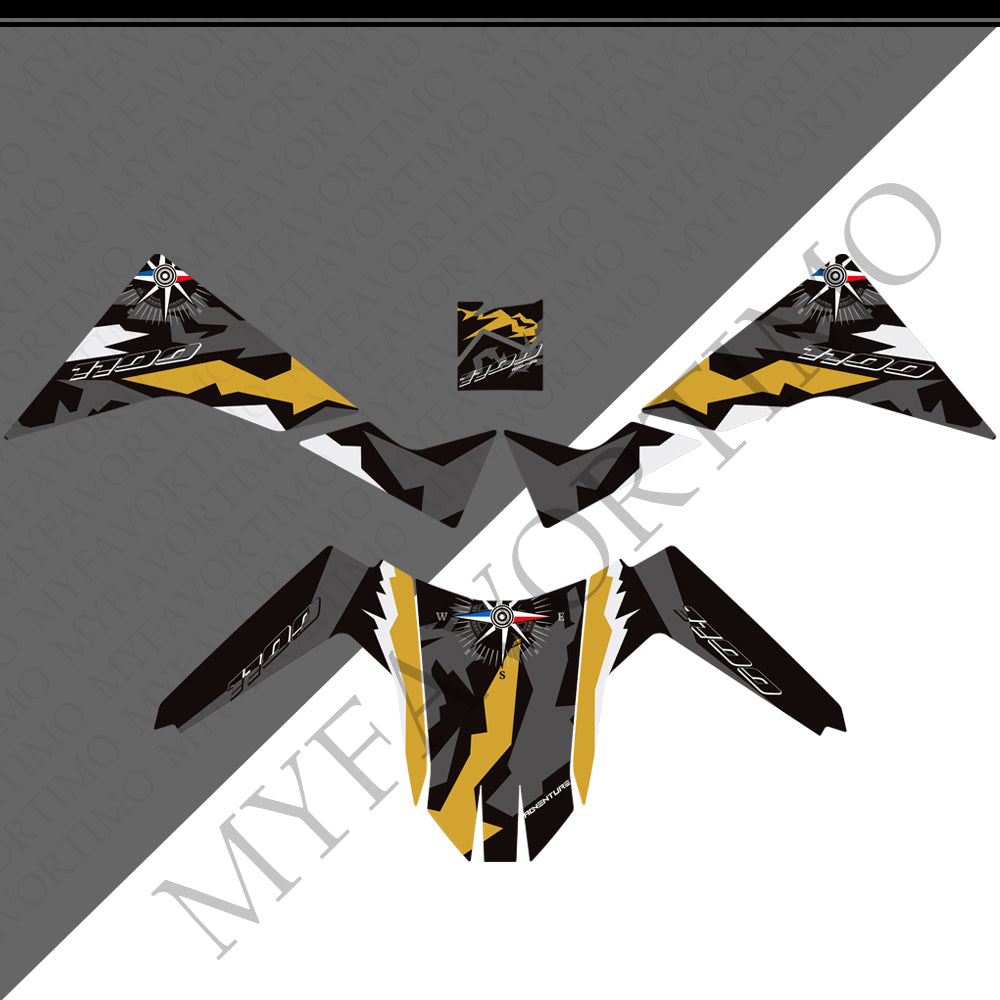 Honda CRF1100L Africa Twin Adventure Sports PVC Decals Kit 丨 Tank and Full Body Stickers