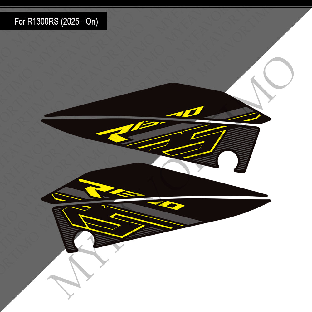 BMW R1300RS Anti-Slip Tank Side Decals Kit 2025-2026 丨 Side Panel Stickers