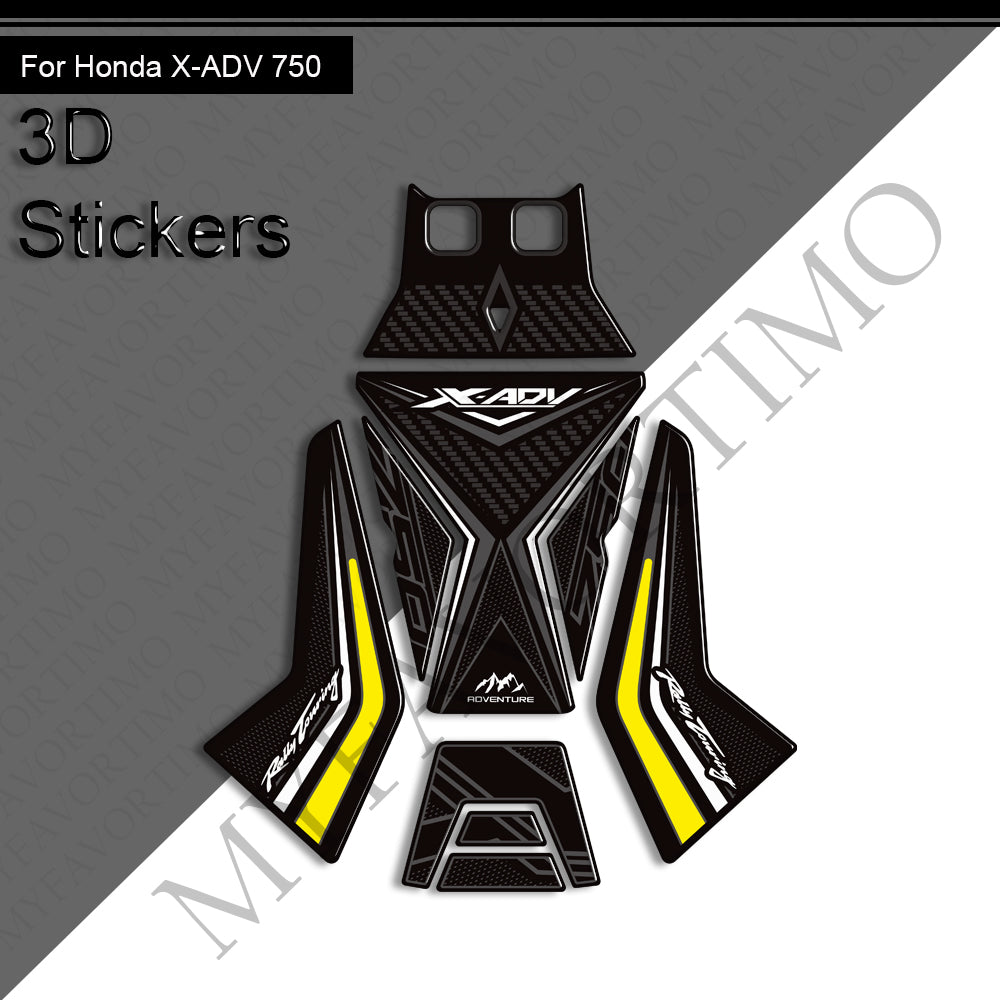 Honda X-ADV 750 Decals Kit 2025 | Body & Handguard Stickers