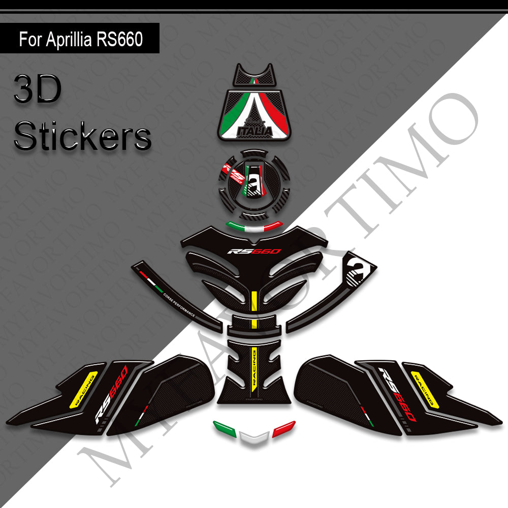 Aprilia RS 660 Decals Kit 2020-2025 | Tank & Nose Stickers