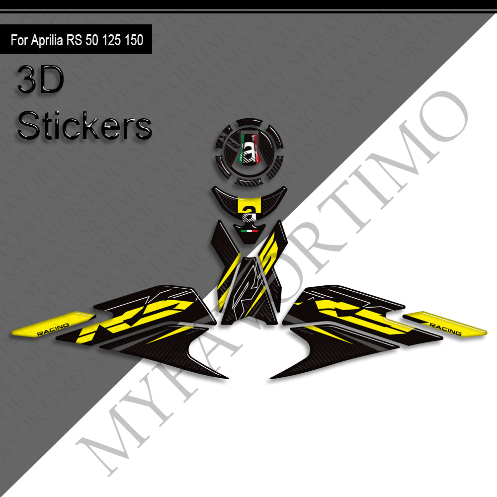 Aprilia RS RSV RSV4 GP Decals Kit | Tank Pad & Side Stickers