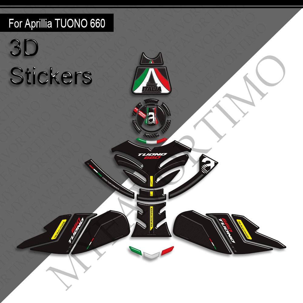 Aprilia Tuono 660 Factory Decals Kit 丨 Tank Pad and Full Set Stickers