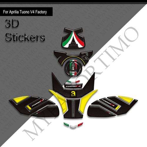Aprilia Tuono V4 Factory 1100 Decals Kit 2021-2026 丨 Tank Pad and Full Set Stickers