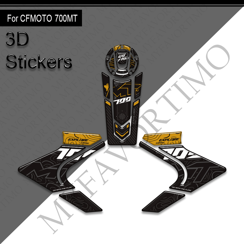 CFMOTO 700MT Decals Kit 丨 Tank Pad and Side Stickers